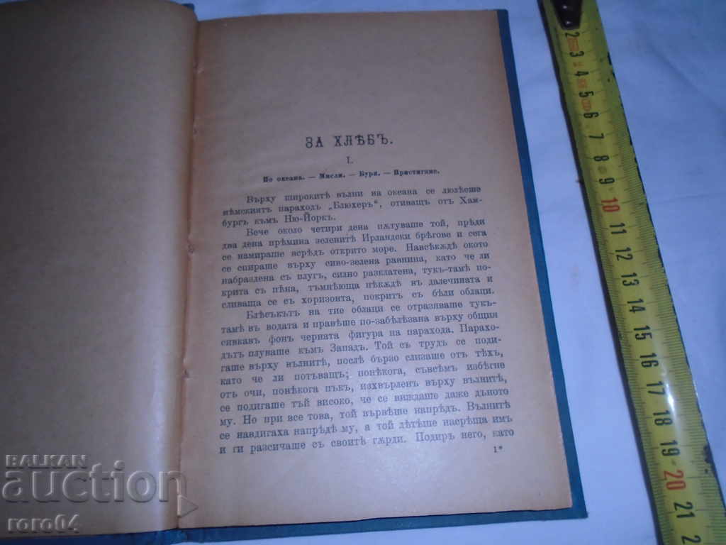 Auction ABOUT BREAD - HENRIK SENKEVICH - 1903 / TURKEY - K. WASHING Auction ABOUT BREAD - HENRIK SENKEVICH - 1903 / TURKEY - K. WASHING