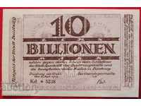 Germania Biliona 10 Marc 1923 UNC Rare