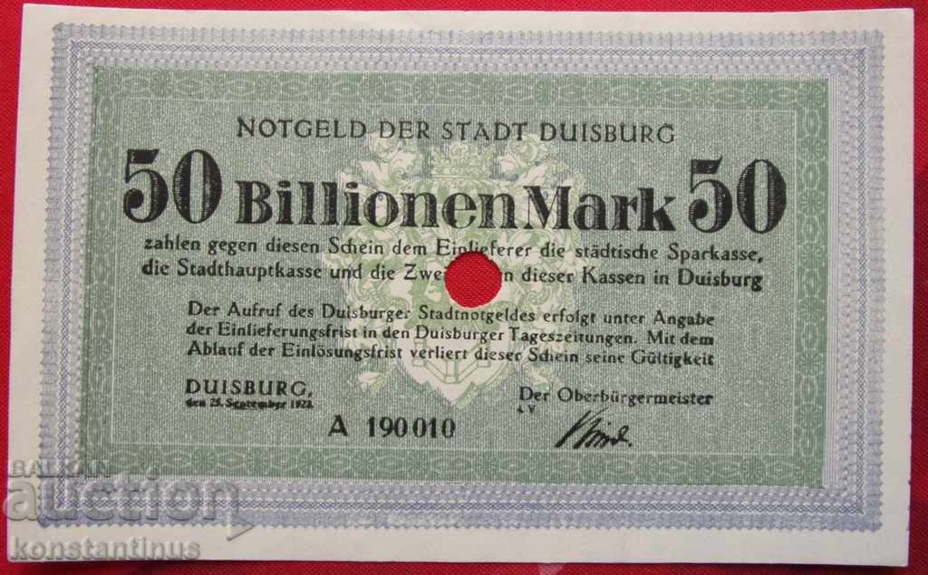 Γερμανία 50 δισ Marc 1923 UNC Σπάνιες