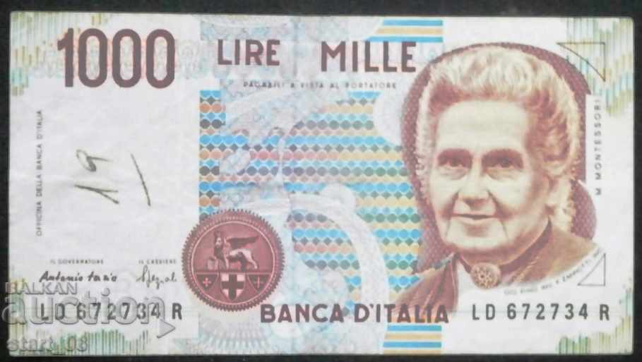 1000 λίρες το 1990 - Ιταλία