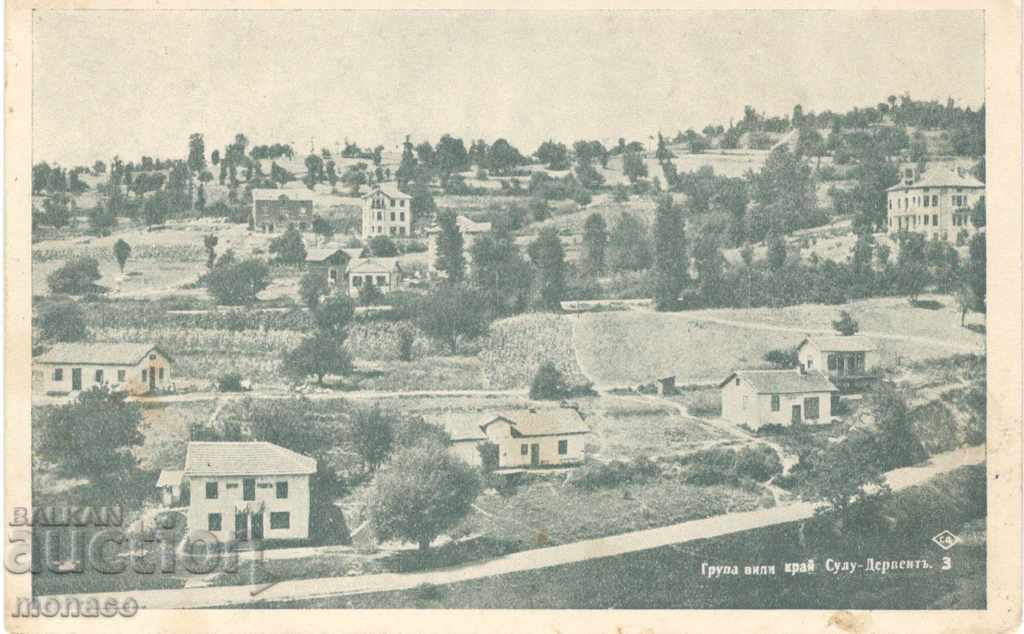 Παλιά καρτ-ποστάλ - Σούλου Ντερβέντα, εξοχικές κατοικίες Ομάδα