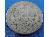 Polonia 2 Zlot 1933 Argint Rare