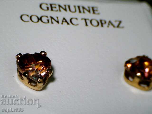 Παράδοση Imperial Topaz - χρυσά σκουλαρίκια Παράδοση Imperial Topaz - χρυσά σκουλαρίκια