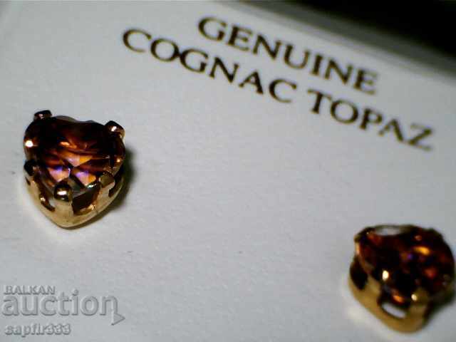 Imperial Topaz - χρυσά σκουλαρίκια - 5 Imperial Topaz - χρυσά σκουλαρίκια - 5