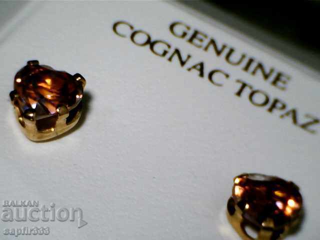 Imperial Topaz - χρυσά σκουλαρίκια - 7 Imperial Topaz - χρυσά σκουλαρίκια - 7