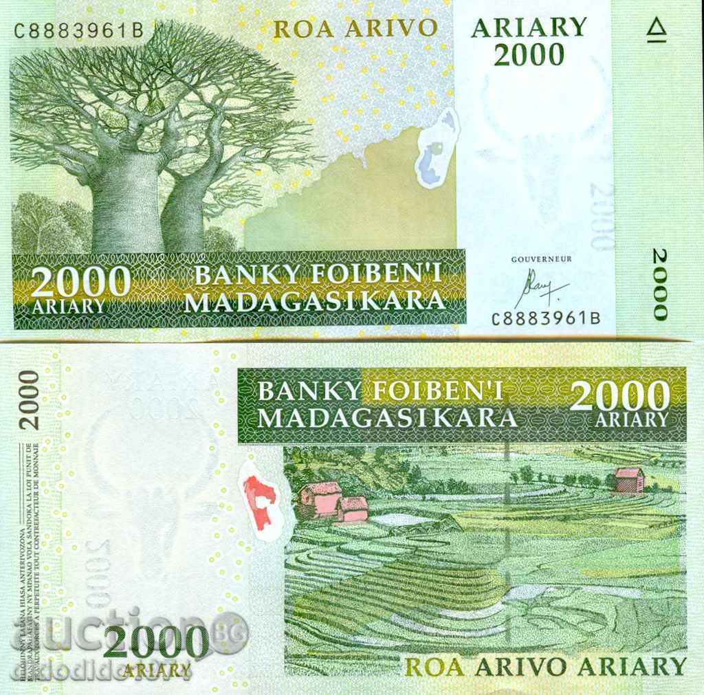 MADAGASCAR 2000 emission - issue 2016 NEW UNC MADAGASCAR 2000 emission - issue 2016 NEW UNC