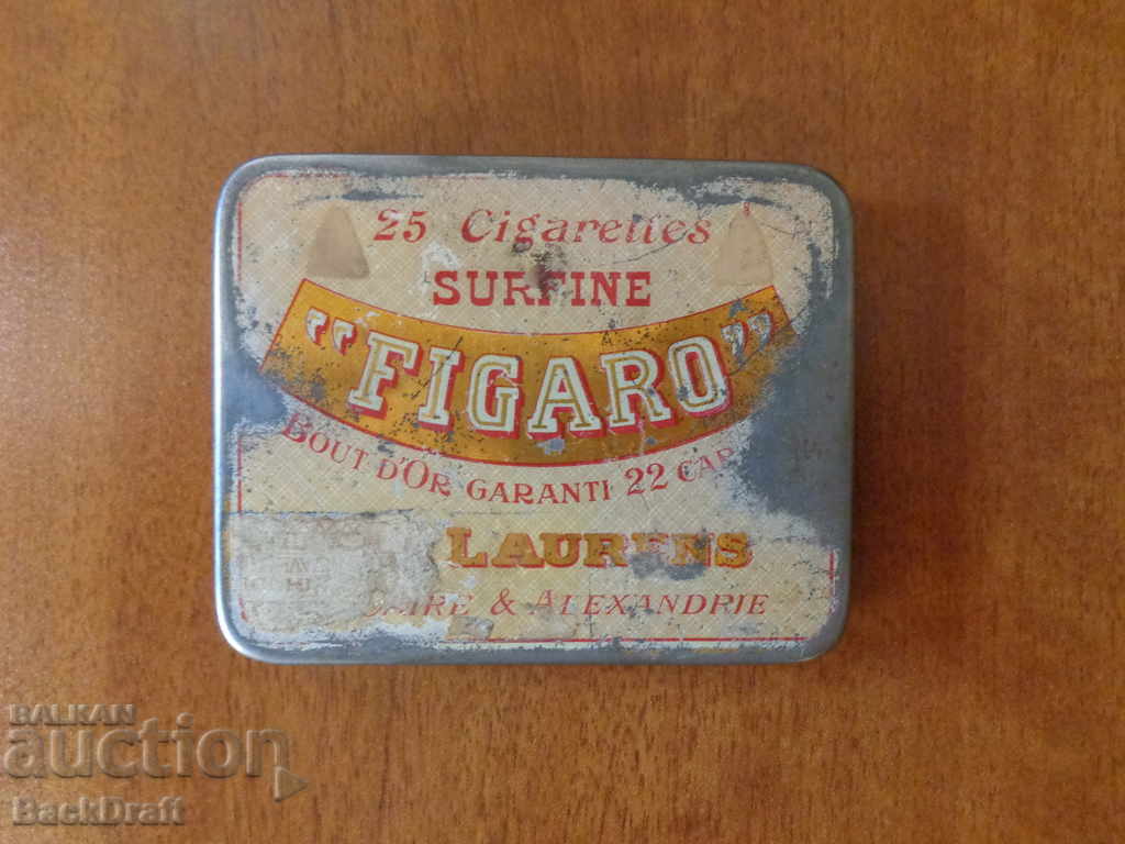 An old lithography box for 25 cigars ED LAURENS with price 19.00 BGN | € 9.71
