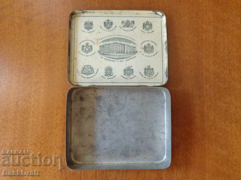 Auction  An old lithography box for 25 cigars ED LAURENS