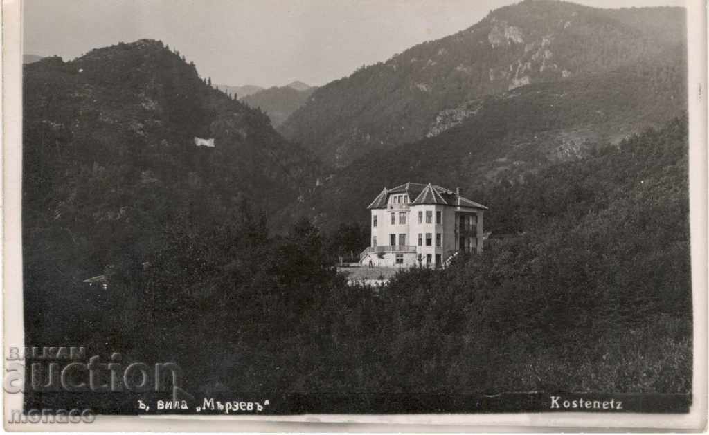 Παλιά καρτ-ποστάλ - Kostenetsa, το Villa "Marzeva"