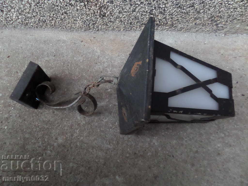 Delivery of Old electric lantern lamp lampshade chandelier NRB 80s