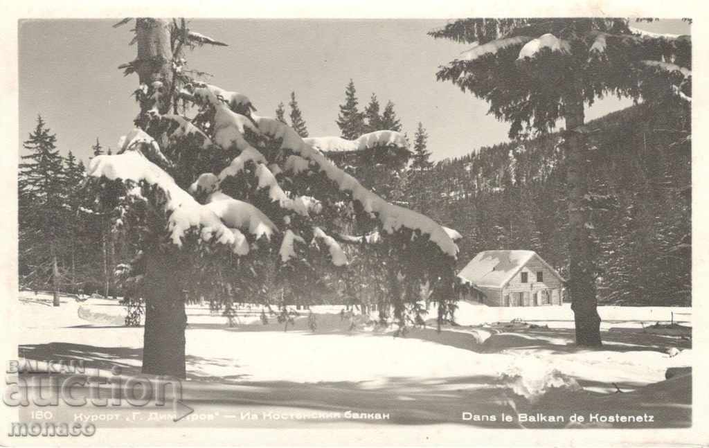 Παλιά καρτ-ποστάλ - Καλοκαίρι θέρετρο «G.Dimitrov» βουνό Kostenski