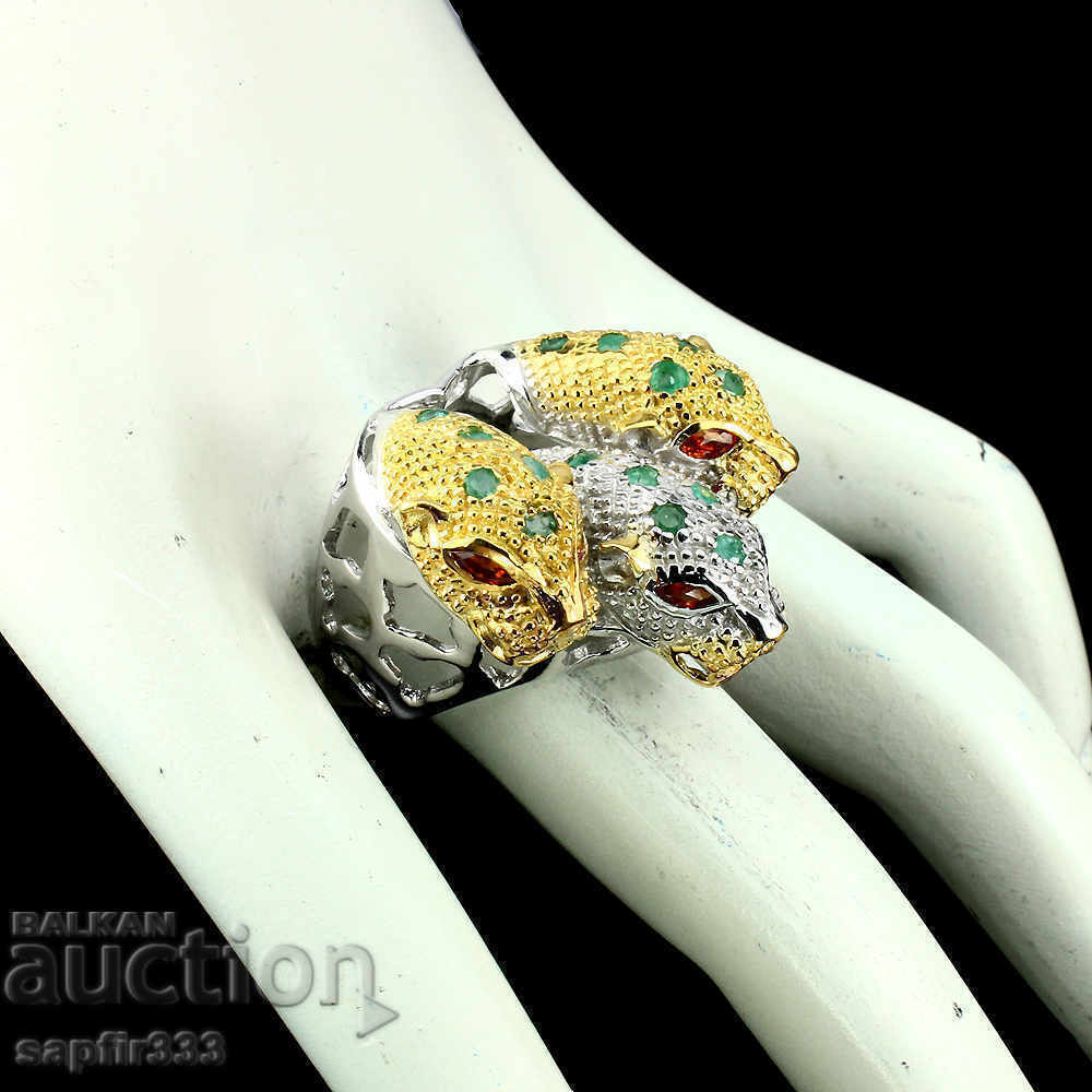 Auction MASTERPIECE EMERALDS AND SAPPHIRES - MAJESTIC TIGER RING Auction MASTERPIECE EMERALDS AND SAPPHIRES - MAJESTIC TIGER RING