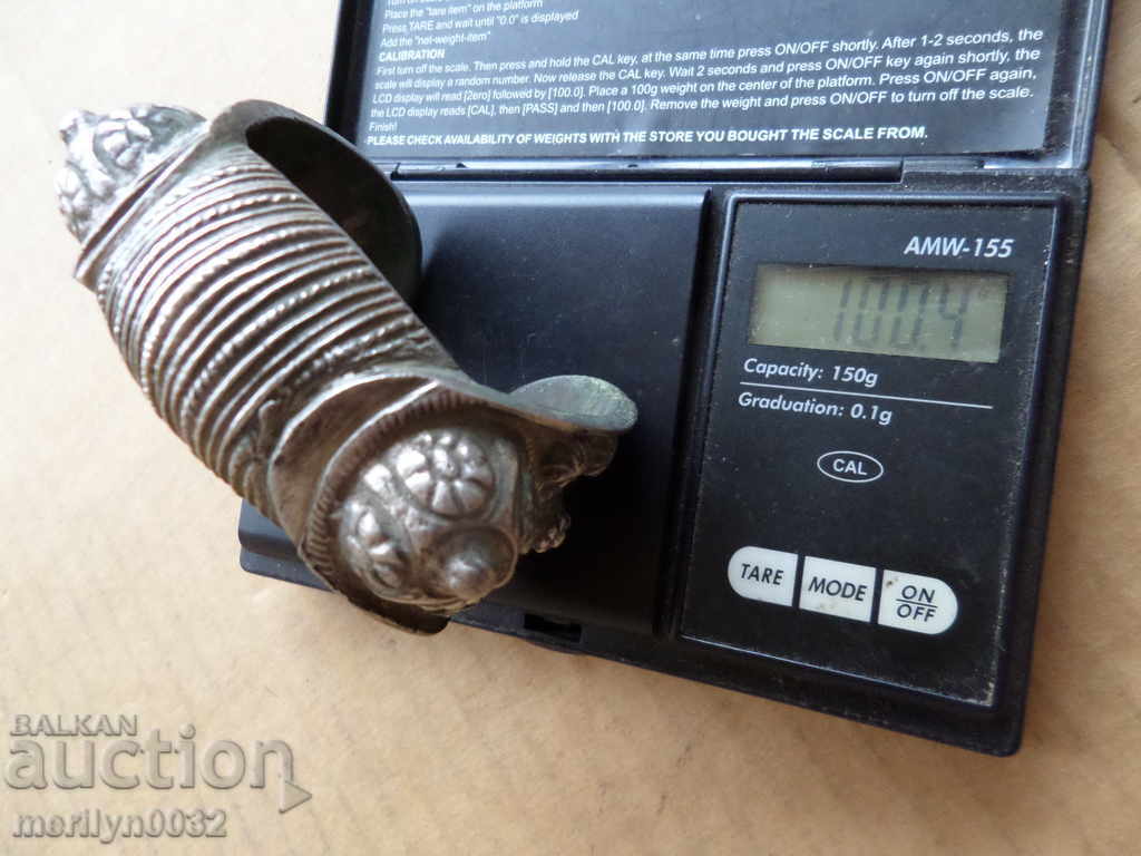 Renaissance silver slingshot bracelet, jewelry, silver jewelry - 7