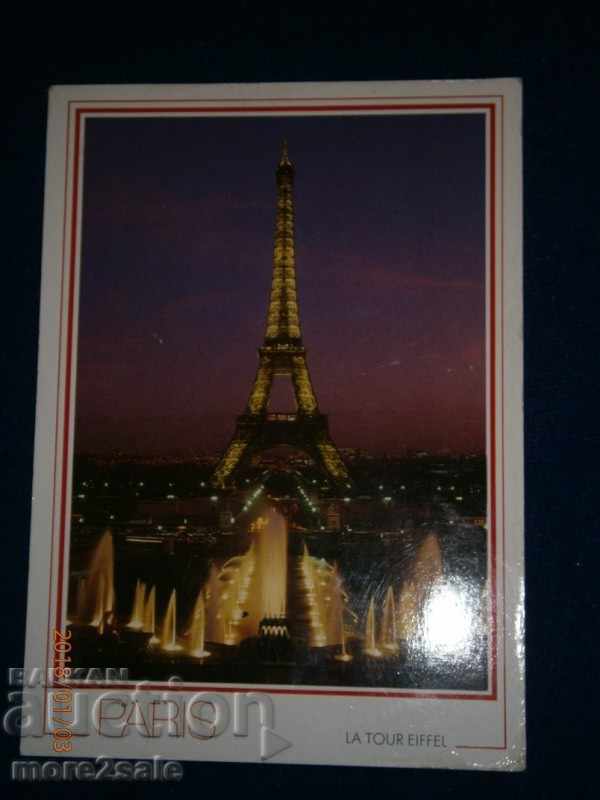 Card PARIS - PARIS - FRANȚA - Turnul Eiffel
