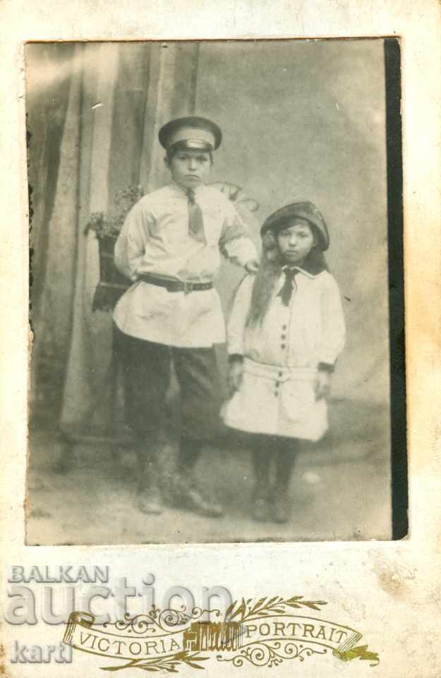 FOTOGRAFIE VECHE - 1915 - CARTON - S022 FOTOGRAFIE VECHE - 1915 - CARTON - S022