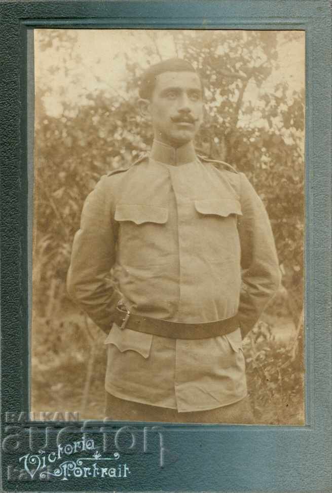 ΠΑΛΙΑ ΦΩΤΟΓΡΑΦΙΑ - ΧΑΡΤΟΝΙ - ΣΤΡΑΤΙΩΤΙΚΟΣ - S035