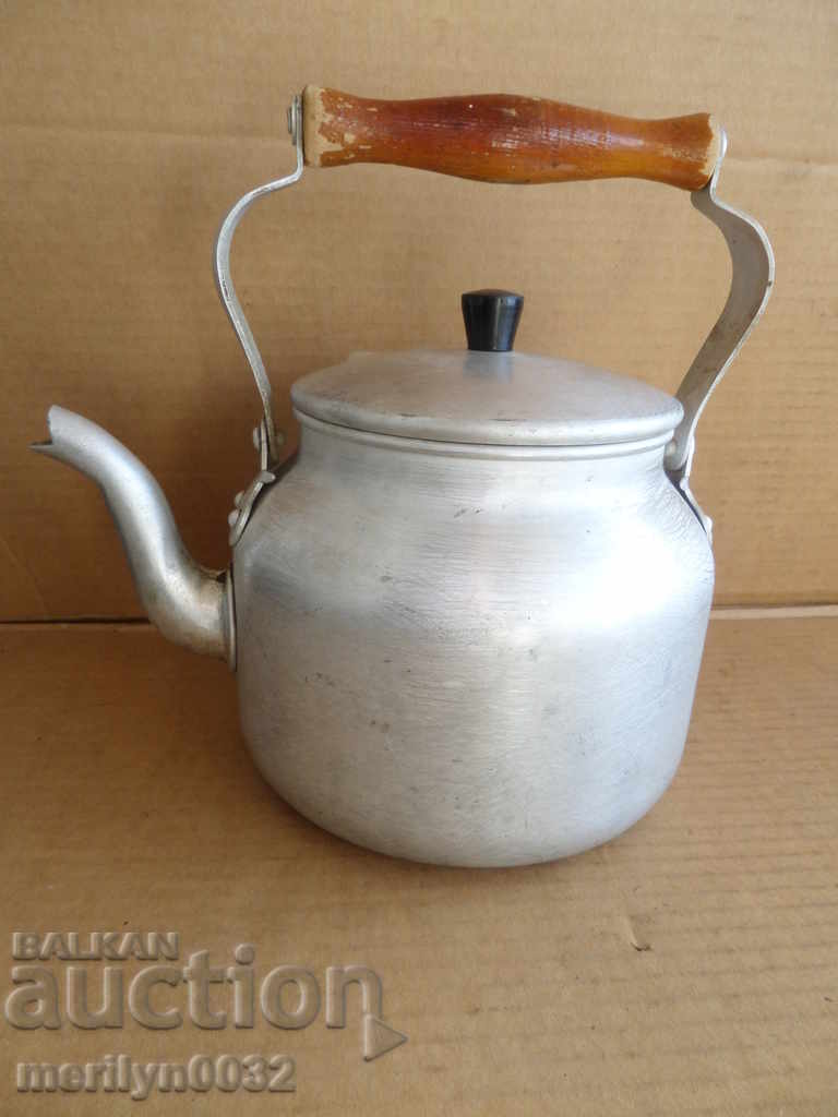 Aluminiu oală ceainic samovar USSR epocă