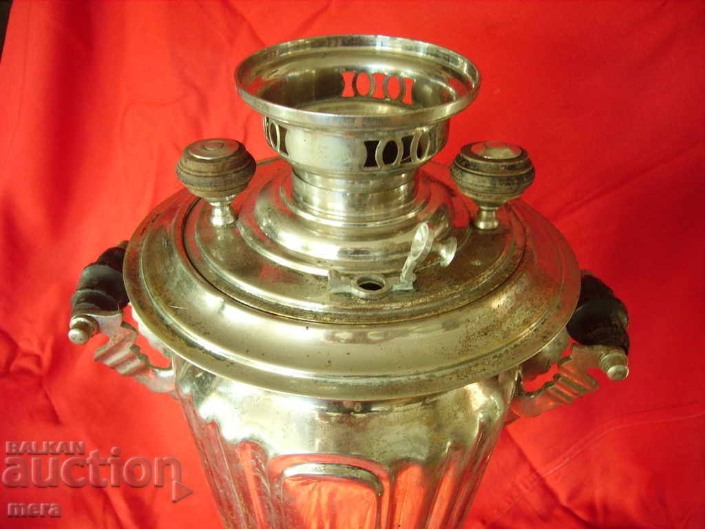 Стар имперски- Тулски  самовар на въглища - 5