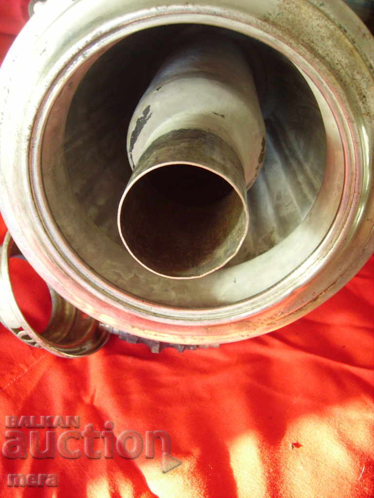 Стар имперски- Тулски  самовар на въглища - 7