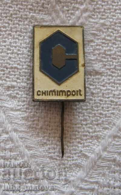 insignă CHIMIMPORT FOREIGN TRADE COMPANY