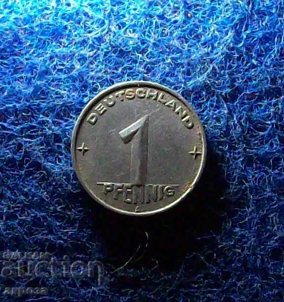 1 pfennig 1952 / A GDR