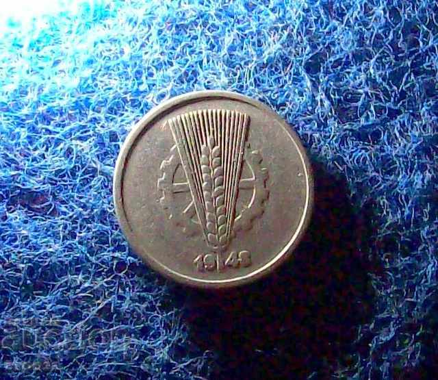 10 pffing 1948 / A GDR with price 3.00 BGN | € 1.53 10 pffing 1948 / A GDR with price 3.00 BGN | € 1.53