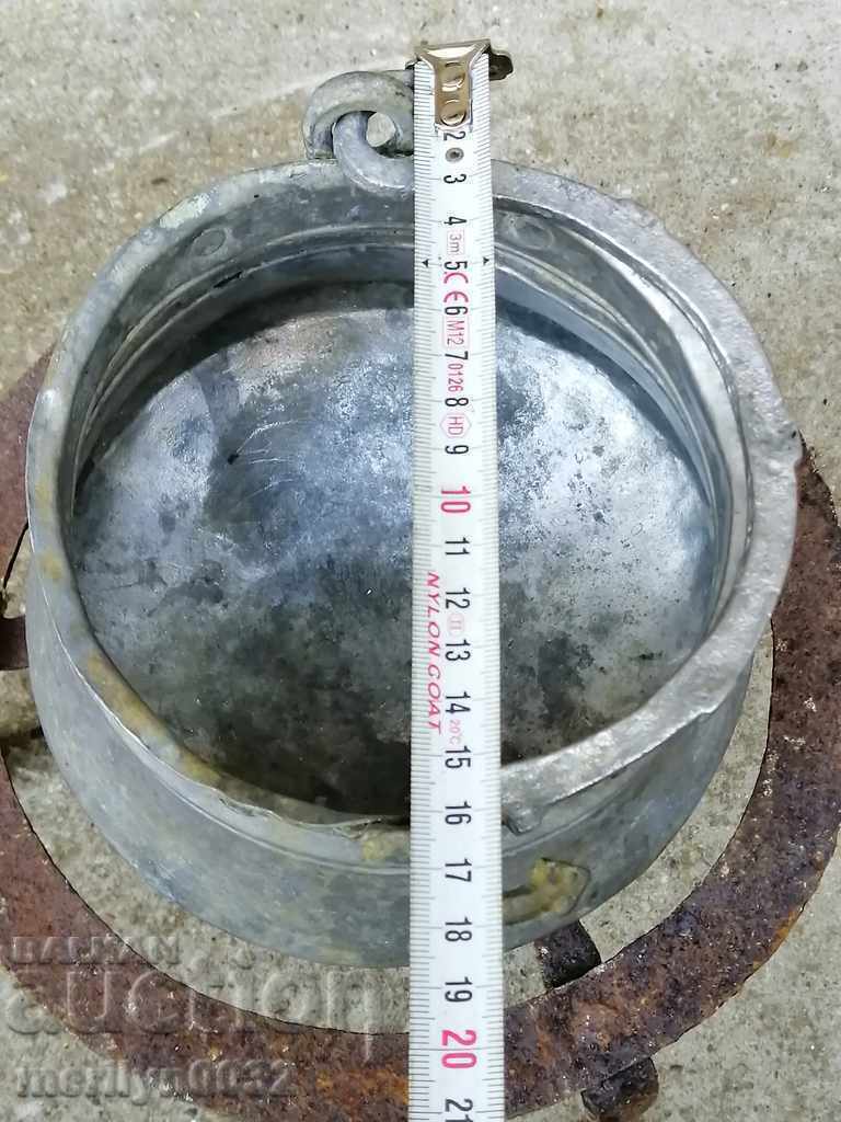 Old copper kettle, copper boiler, boiler, copper vessel - 5