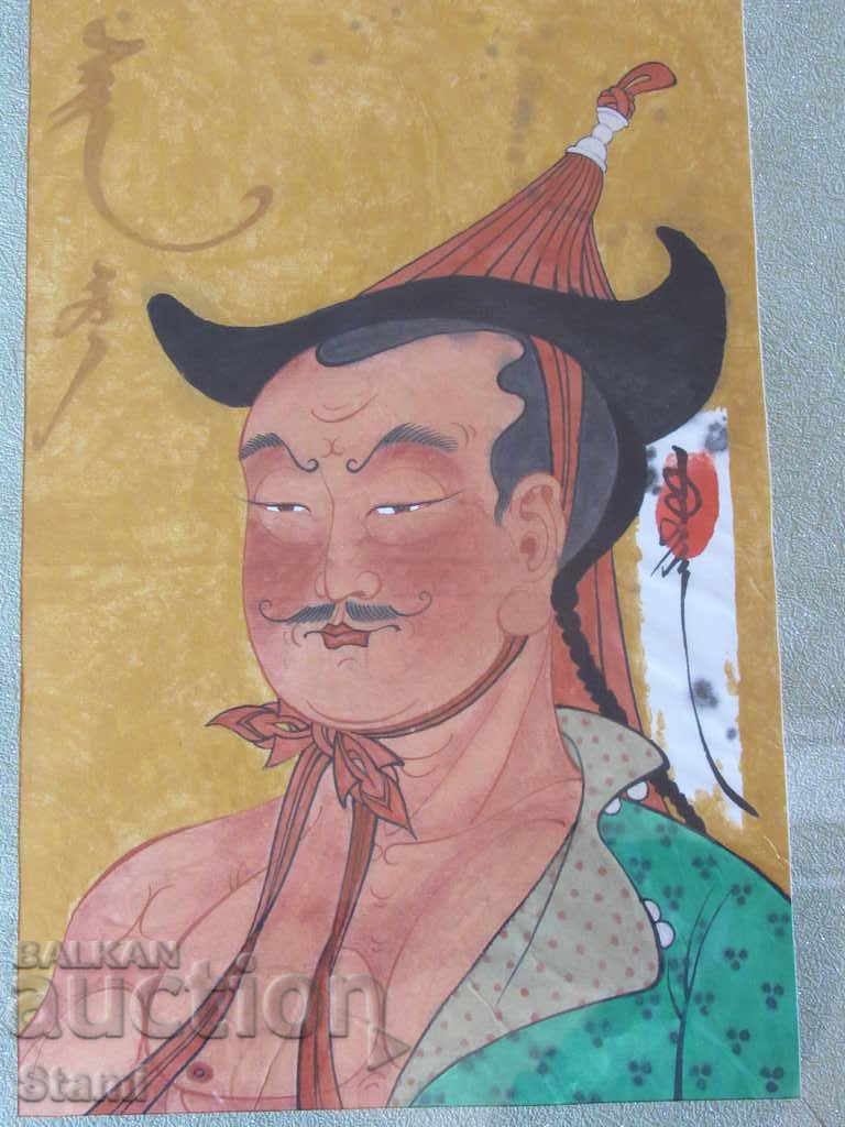 Delivery of Picture Genghis Khan from Mongolia