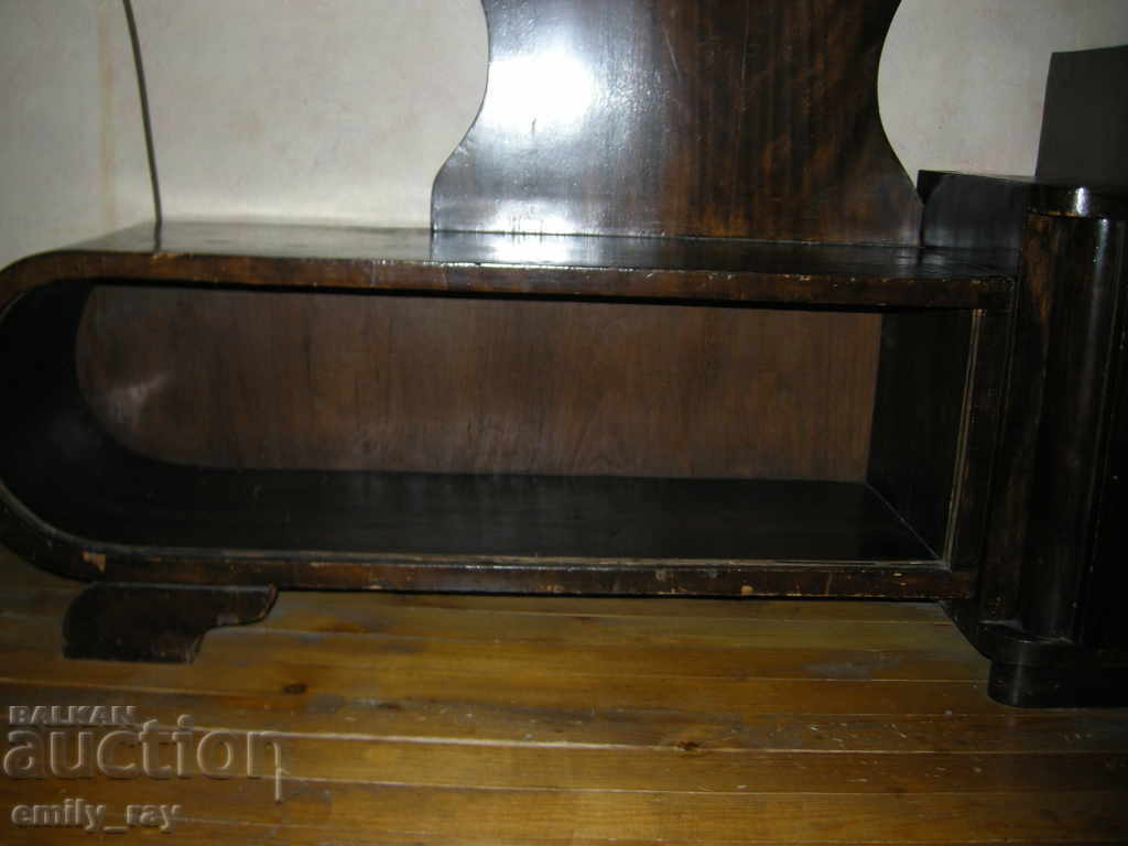 Old antique dressing table with round mirror, cupboard and showcase with price 248.00 BGN | € 126.80 Old antique dressing table with round mirror, cupboard and showcase with price 248.00 BGN | € 126.80