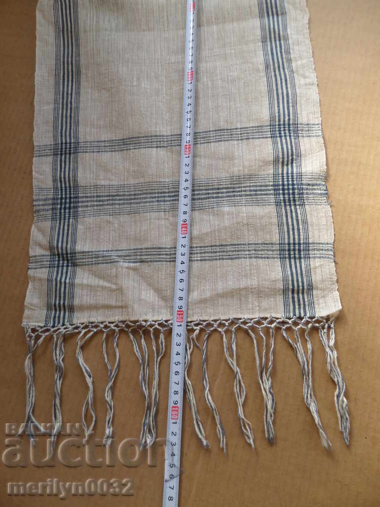 Аукцион Стара ръчно тъкана кърпа кенар бродерия Аукцион Стара ръчно тъкана кърпа кенар бродерия