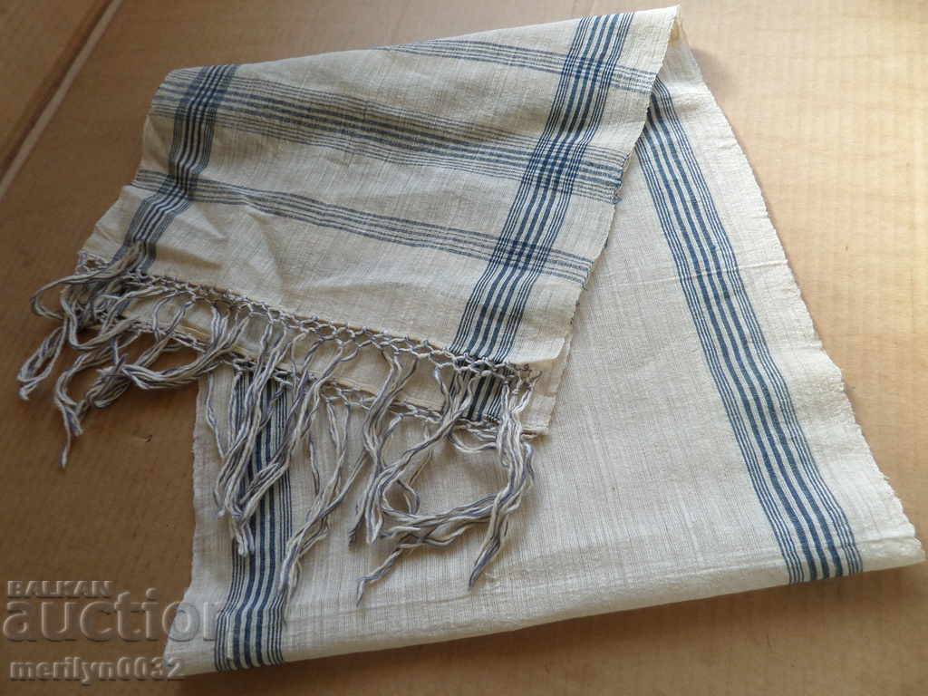 Стара ръчно тъкана кърпа кенар бродерия - 5 Стара ръчно тъкана кърпа кенар бродерия - 5