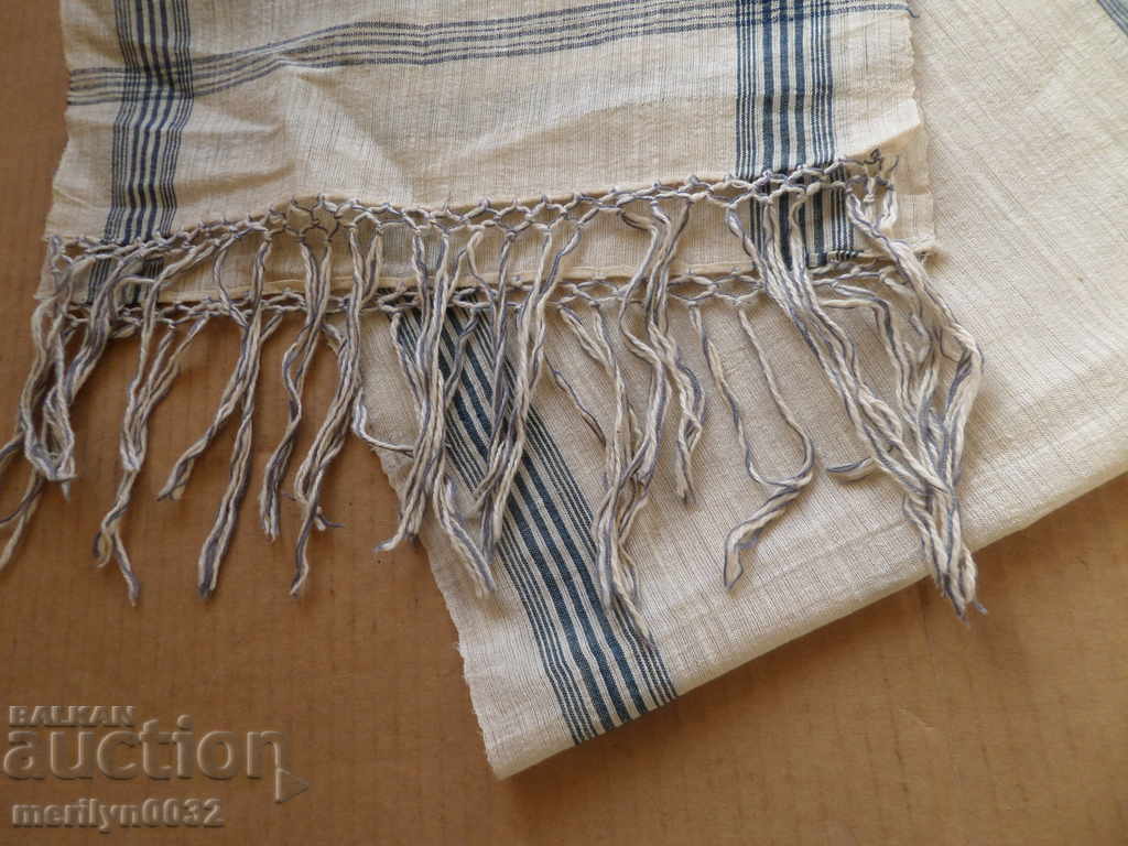 Стара ръчно тъкана кърпа кенар бродерия - 7 Стара ръчно тъкана кърпа кенар бродерия - 7