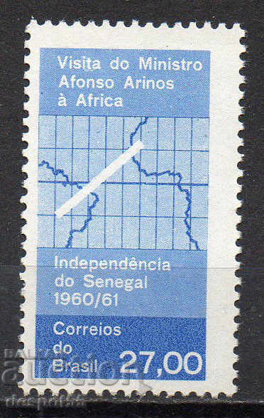 1961. Brazilia. Vizita ministrului de externe în Senegal.