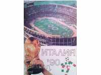 Футболна книга Световно по футбол Италия 1990 изд.БФС