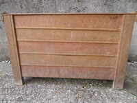 An old chest shepherd carved box for a cheiz suitcase