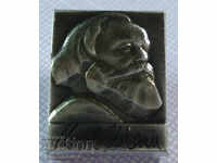 18045 GDR Germany sign the image of the ideologist Communism Karl Marx