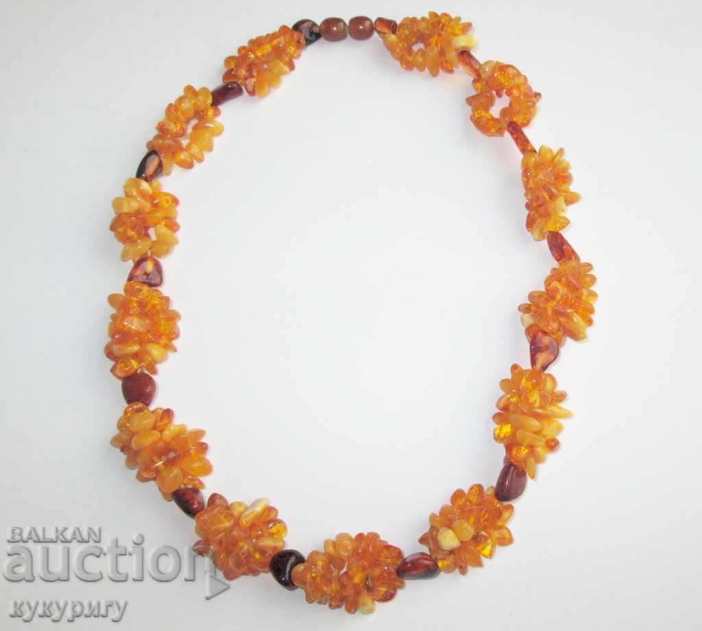 Ladies necklace necklace necklace natural amber natural with price 65.00 BGN | € 33.23