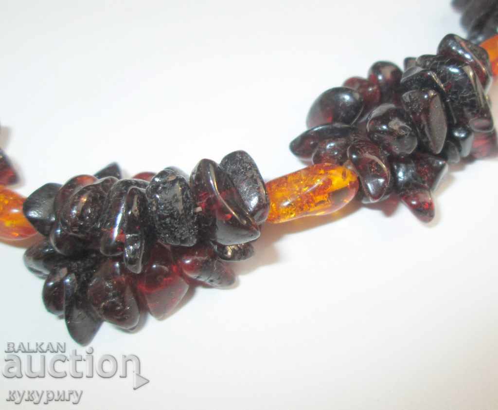 Γυναικείο κολιέ κολιέ κολιέ φυσικό κεχριμπάρι φυσικό με τιμή 80.00 BGN | € 40.90