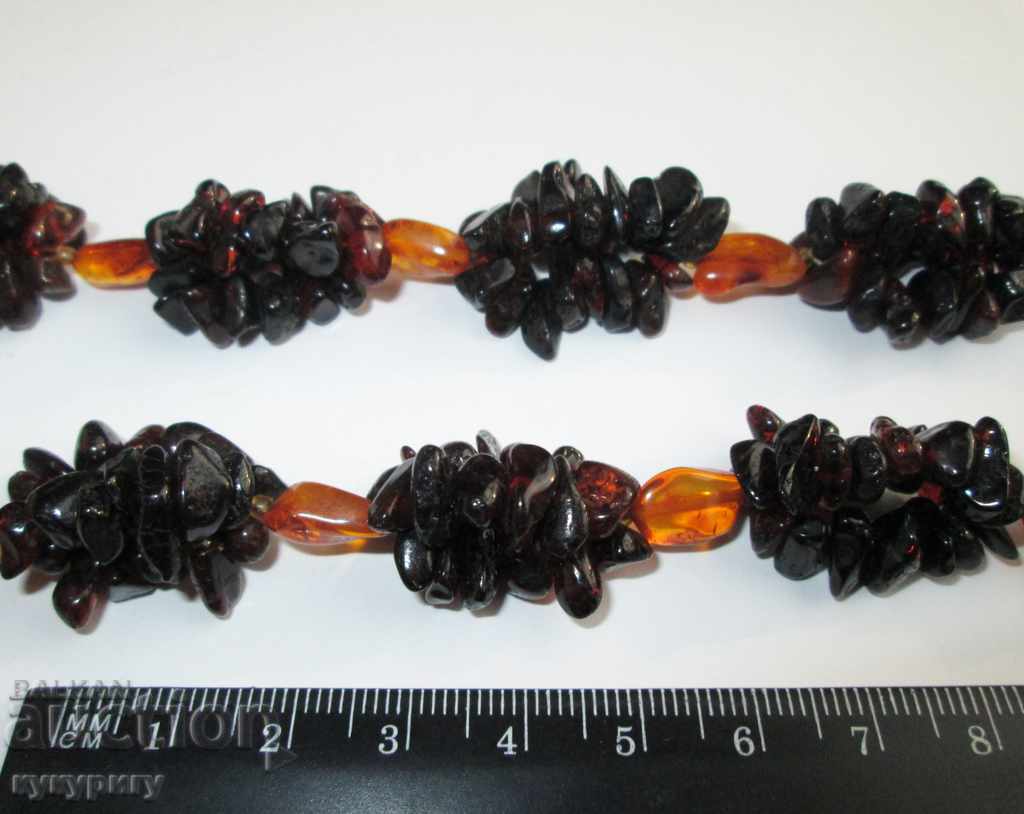 Γυναικείο κολιέ κολιέ κολιέ φυσικό κεχριμπάρι φυσικό - 5