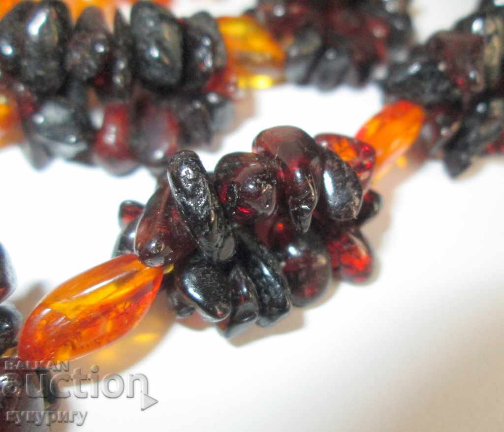 Γυναικείο κολιέ κολιέ κολιέ φυσικό κεχριμπάρι φυσικό - 6