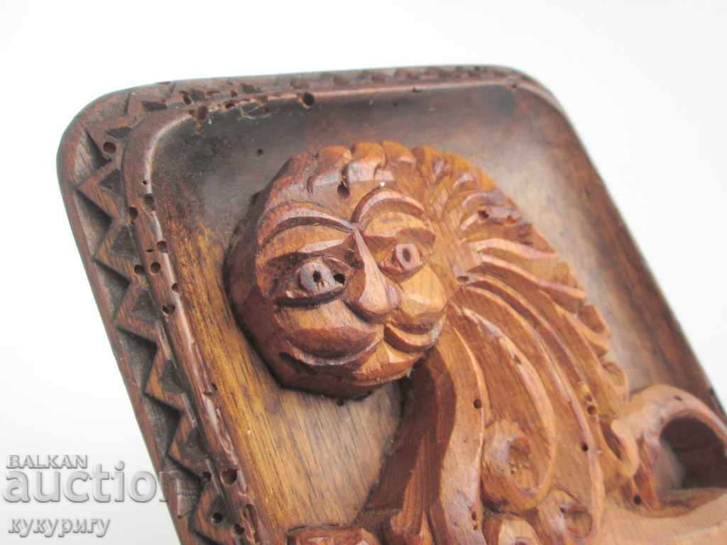 Auction  Renaissance antique wood carving wooden mini pano decoration