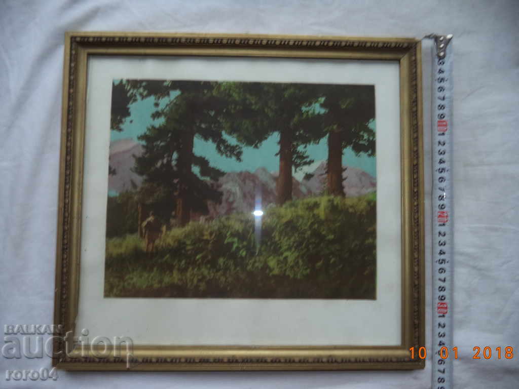 OLD PICTURE IN FRAMEWORK - 6