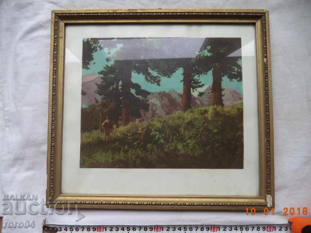 OLD PICTURE IN FRAMEWORK - 5