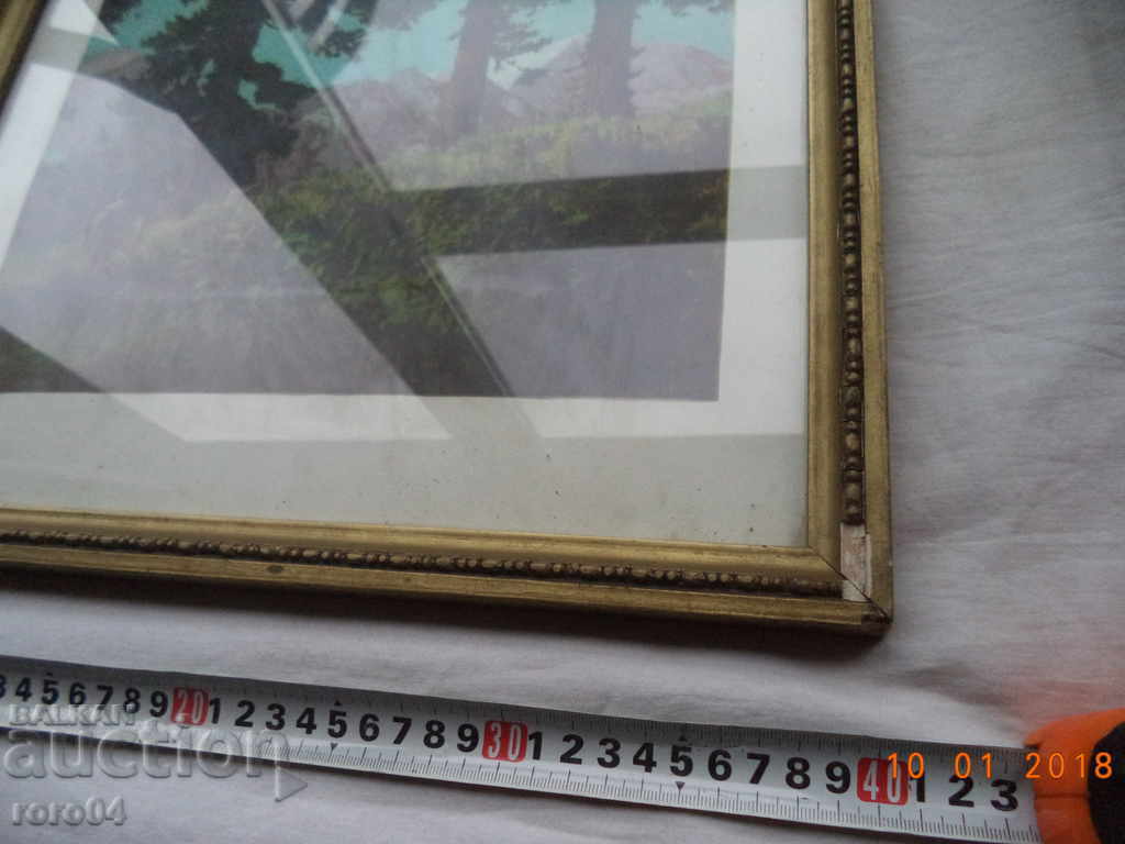 OLD PICTURE IN FRAMEWORK - 6