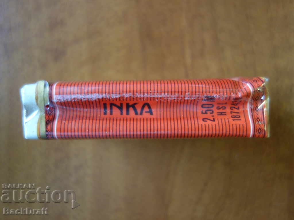 INKA RED GERMAN CIGARETTE UNKNOWN PACKAGE FOR EXPORT 1980 - 5 INKA RED GERMAN CIGARETTE UNKNOWN PACKAGE FOR EXPORT 1980 - 5