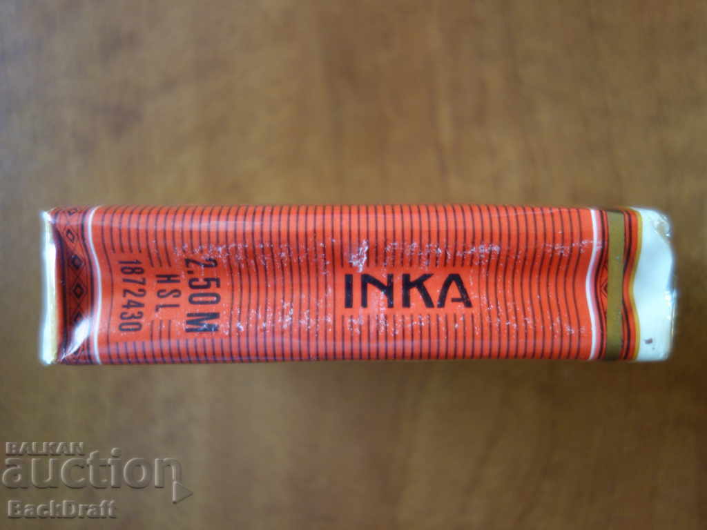 INKA RED GERMAN CIGARETTE UNKNOWN PACKAGE FOR EXPORT 1980 - 6 INKA RED GERMAN CIGARETTE UNKNOWN PACKAGE FOR EXPORT 1980 - 6