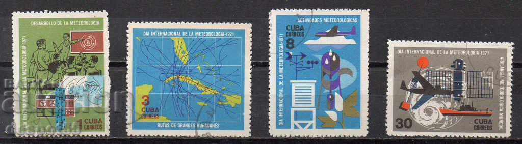 1971. Cuba. Ziua Mondială de Meteorologie.