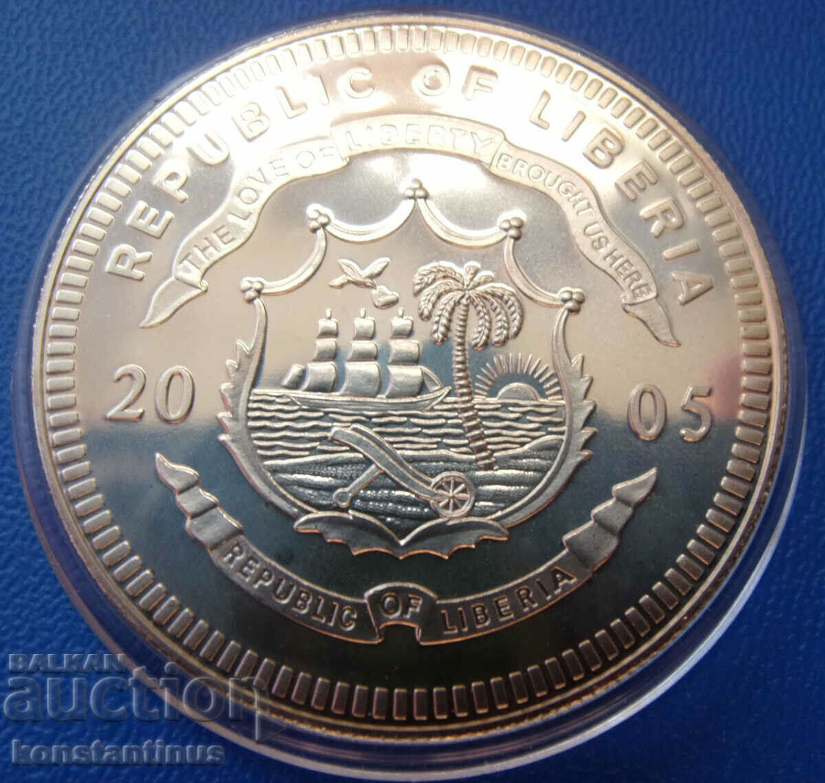 Liberia 10 $ 2005 UNC cu preț € 12.78 | 25.00 BGN Liberia 10 $ 2005 UNC cu preț € 12.78 | 25.00 BGN