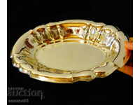 Silver plated fruit bowl.