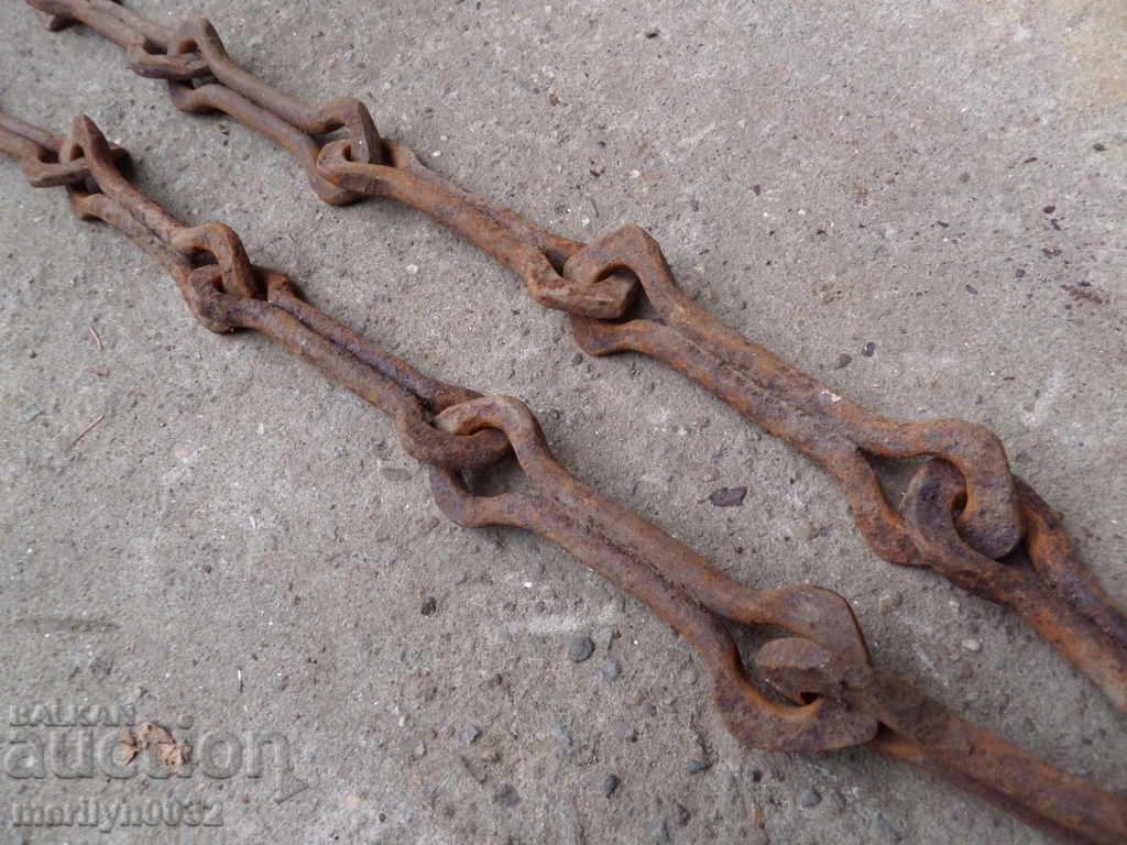 Old forged chain with hook, hearth for hearth with price 39.00 BGN | € 19.94 Old forged chain with hook, hearth for hearth with price 39.00 BGN | € 19.94